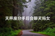 天秤座分手后会聊天吗女生