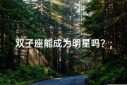 双子座能成为明星吗？;《双子座女孩：星途璀璨，顺利成星》