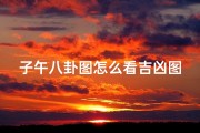子午八卦图怎么看吉凶图、《子午八卦图解读：吉凶预兆速查指南》