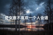 处女座不喜欢一个人会道歉吗-处女座道歉之谜：不喜欢的人会道歉吗？