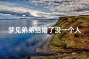 梦见弟弟结婚了没一个人去—梦见弟弟突然结婚了