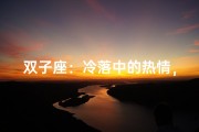 双子座：冷落中的热情，被冷淡的喜好之谜