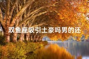 双鱼座吸引土豪吗男的还是女的