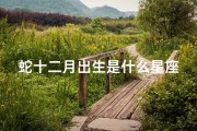 蛇十二月出生是什么星座(百度老年搜索属蛇农历十二月十二出生的是什么星座)