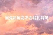 属兔和属龙不合能化解吗-属兔属龙不合能化解吗？破解生肖相冲之谜