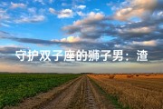 守护双子座的狮子男：渣男还是深情守护者？