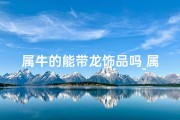 属牛的能带龙饰品吗_属牛戴龙玉吊坠合适吗？运势解析