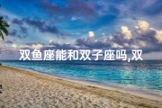 双鱼座能和双子座吗,双鱼座可以和双子座在一起吗