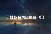 丁姓取名大全免费,《丁姓名字吉凶测试：揭秘命运奥秘》
