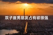 双子座男朋友占有欲很强吗