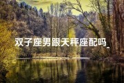 双子座男跟天秤座配吗_双子座男与天秤座：爱情兼容度揭秘