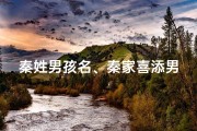 秦姓男孩名、秦家喜添男宝，猪宝宝起名：秦乐天成长记