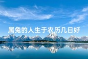 属兔的人生于农历几日好_《龙腾兔跃：属龙属兔人命运揭秘》