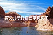 梦见儿子打自己家狗狗了(梦见儿子打自己家狗狗了什么意思)
