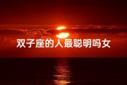 双子座的人最聪明吗女