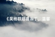 《吴杨联姻喜添丁，温馨宝宝名字揭晓》
