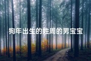 狗年出生的姓周的男宝宝取名,《周姓狗宝宝女孩，这些名字寓意美好又独特》