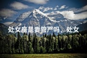 处女座是妻管严吗、处女座会是老婆奴吗？揭秘处女座的爱情观