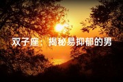 双子座：揭秘易抑郁的男女生心理奥秘