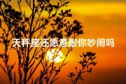 天秤座还愿意跟你吵闹吗、天秤座会主动挽回吗