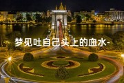 梦见吐自己头上的血水-梦见自己吐头发丝