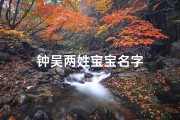 钟吴两姓宝宝名字
