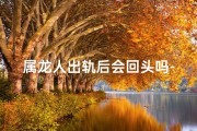 属龙人出轨后会回头吗-属龙人出轨后，会回头吗？情感纠葛再续？