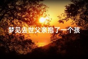 梦见去世父亲抱了一个孩子;梦见死去的父亲抱着一个小孩