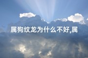 属狗纹龙为什么不好,属龙狗男纹身：龙腾虎跃，忠诚守护