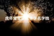 虎年宝宝张姓单字名字独特;张姓男孩虎年名字大全