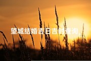 望城结婚吉日吉时查询，喜结良缘好时机