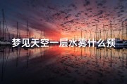梦见天空一层水雾什么预兆(梦见天空出现水在涌动)