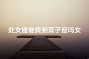 处女座能找到双子座吗女生,处女座能否邂逅双子座？