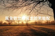 属兔的女和属龙的男能配吗、属兔女和属龙男般配吗