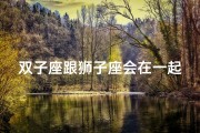 双子座跟狮子座会在一起很久吗女生,双子座与狮子座：长久相伴的星座组合