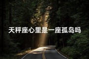 天秤座心里是一座孤岛吗？—天秤座的内心独白：我的想法，你懂吗？