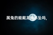 属兔的能戴龙牌吊坠吗,属兔戴龙饰品合适吗？揭秘生肖搭配之谜