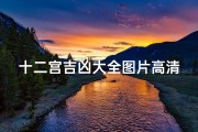 十二宫吉凶大全图片高清_《十二宫吉凶大全高清图鉴，揭秘运势奥秘》