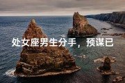 处女座男生分手，预谋已久的告别