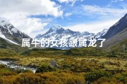 属牛的女孩跟属龙了