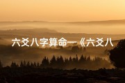六爻八字算命—《六爻八字取名吉凶深度解析》