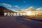 梦见小孩教他喊妈妈妈了—梦见小孩教他喊妈妈妈了什么意思