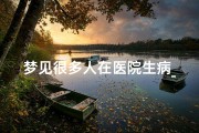 梦见很多人在医院生病_梦到好多病人在医院