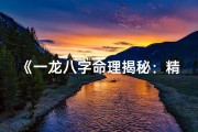 《一龙八字命理揭秘：精准解析人生运势》