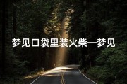 梦见口袋里装火柴—梦见拿火柴装自己兜里