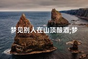 梦见别人在山顶酿酒;梦见别人在山顶酿酒好不好