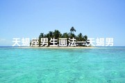 天蝎座男生画法—天蝎男：画饼高手，梦想制造者