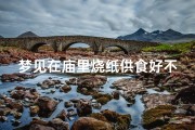 梦见在庙里烧纸供食好不好-梦见自己在庙上烧纸