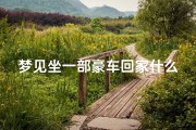 梦见坐一部豪车回家什么意思、梦见坐一部豪车回家什么意思啊