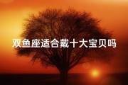 双鱼座适合戴十大宝贝吗(双鱼座适合戴十大宝贝吗女生)